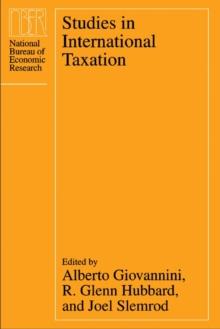 Studies in International Taxation