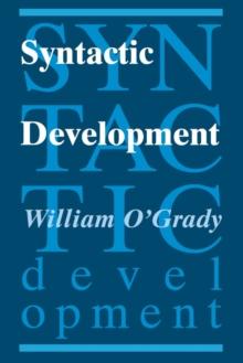 Syntactic Development