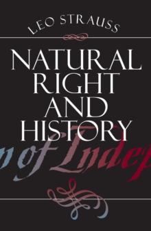 Natural Right And History