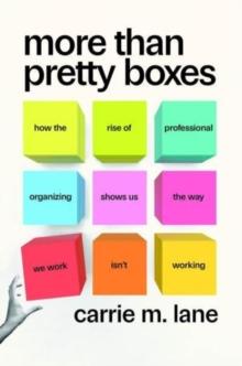 More Than Pretty Boxes : How the Rise of Professional Organizing Shows Us the Way We Work Isnt Working