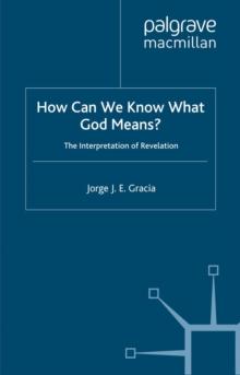 How Can We Know What God Means : The Interpretation of Revelation