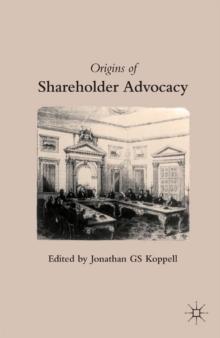 Origins of Shareholder Advocacy