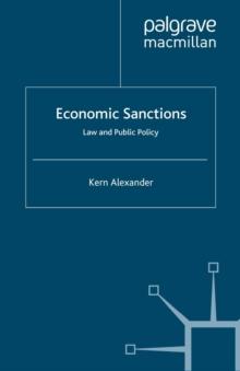 Economic Sanctions : Law and Public Policy