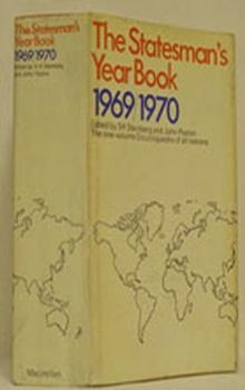 The Statesman's Year-Book 1969-70 : The one-volume Encyclopaedia of all nations