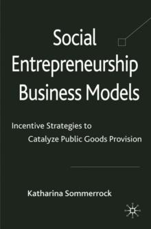 Social Entrepreneurship Business Models : Incentive Strategies to Catalyze Public Goods Provision