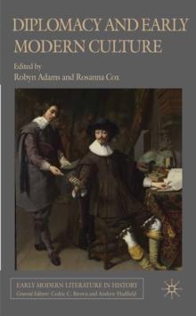 Diplomacy and Early Modern Culture