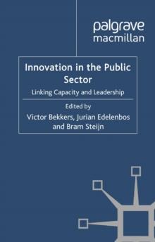 Innovation in the Public Sector : Linking Capacity and Leadership