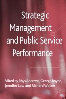 Strategic Management and Public Service Performance