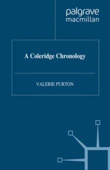 A Coleridge Chronology