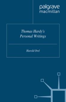 Thomas Hardy's Personal Writings