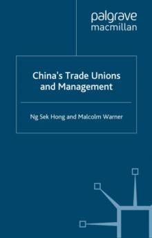 China's Trade Unions and Management