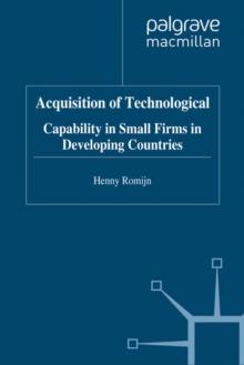 Acquisition of Technological Capability in Small Firms in Developing Countries