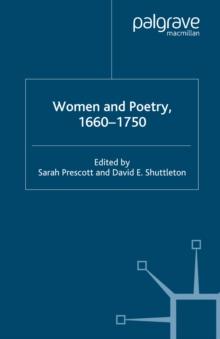 Women and Poetry 1660-1750