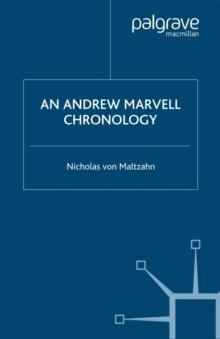 Andrew Marvell Chronology