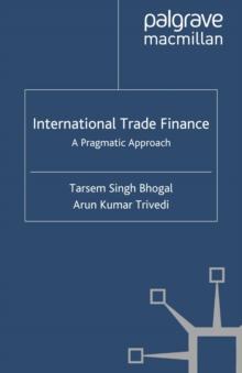 International Trade Finance : A Pragmatic Approach