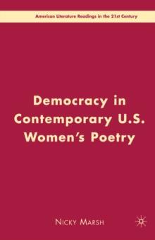 Democracy in Contemporary U.S. Women's Poetry