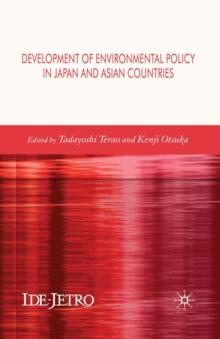 Development of Environmental Policy in Japan and Asian Countries