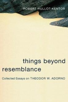 Things Beyond Resemblance : Collected Essays on Theodor W. Adorno