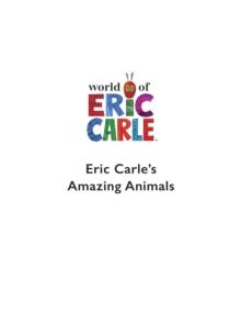 Eric Carle's Book of Amazing Animals