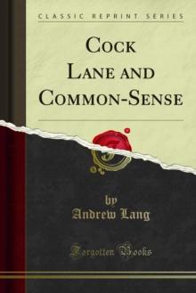 Cock Lane and Common-Sense