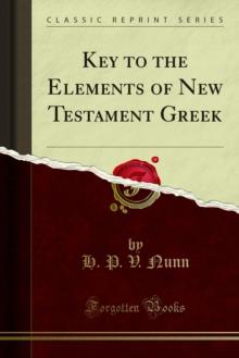 Key to the Elements of New Testament Greek