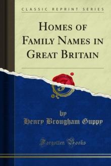 Homes of Family Names in Great Britain