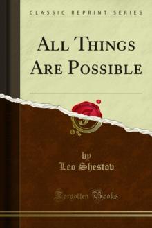 All Things Are Possible