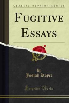 Fugitive Essays