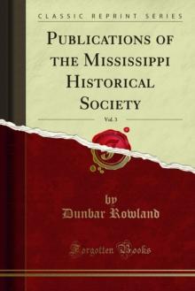 Publications of the Mississippi Historical Society