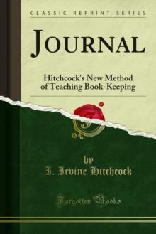 Journal : Hitchcock's New Method of Teaching Book-Keeping