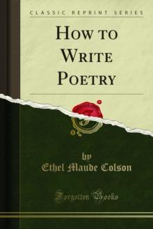 How to Write Poetry