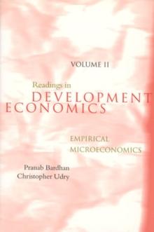 Readings in Development Economics : Empirical Microeconomics