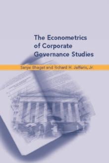 The Econometrics of Corporate Governance Studies