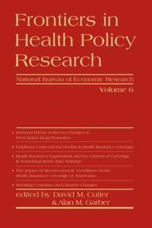 Frontiers in Health Policy Research