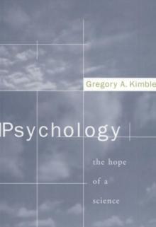 Psychology : The Hope of a Science