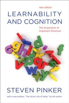 Learnability and Cognition : The Acquisition of Argument Structure