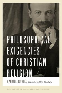 Philosophical Exigencies of Christian Religion