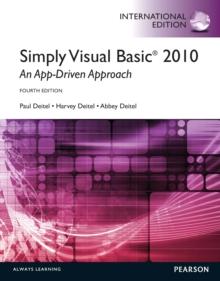 Simply Visual Basic 2010: An App-Driven Approach : International Edition