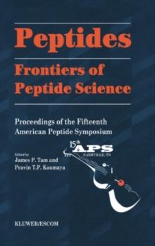 Peptides : Frontiers of Peptide Science