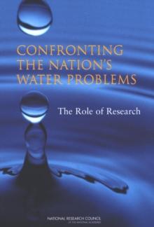 Confronting the Nation's Water Problems : The Role of Research