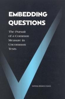 Embedding Questions : The Pursuit of a Common Measure in Uncommon Tests