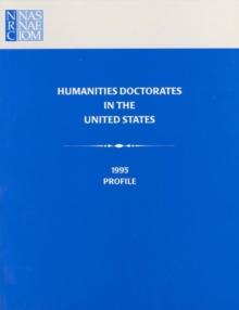 Humanities Doctorates in the United States : 1995 Profile