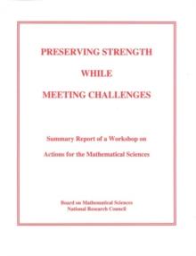 Preserving Strength While Meeting Challenges : Summary Report of a Workshop on Actions for the Mathematical Sciences