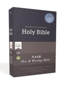 NASB, Pew and Worship Bible, Hardcover, Blue, 1995 Text, Comfort Print