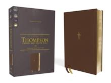 NASB, Thompson Chain-Reference Bible, Leathersoft, Brown, 1995 Text, Red Letter, Comfort Print