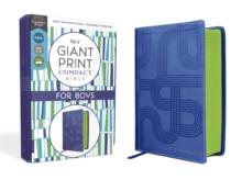 NIrV, Giant Print Compact Bible for Boys, Leathersoft, Blue, Comfort Print