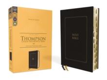 KJV, Thompson Chain-Reference Bible, Leathersoft, Black, Red Letter, Thumb Indexed, Comfort Print