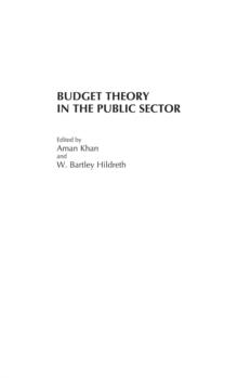 Budget Theory in the Public Sector