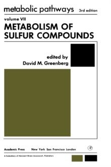 Metabolism of Sulfur Compounds