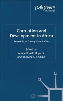 Corruption and Development in Africa : Lessons from Country Case Studies